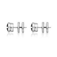 Round Stud Earring in Stainless Steel