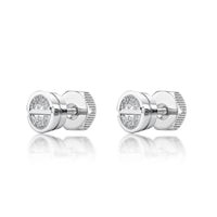 Round Stud Earring in Stainless Steel