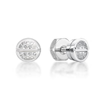 Round Stud Earring in Stainless Steel