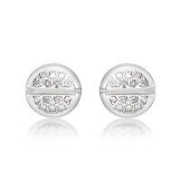 Round Stud Earring in Stainless Steel