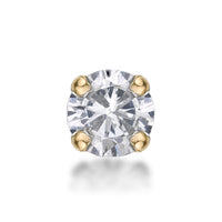 14K Cubic Zirconia Nose Stud - 20G