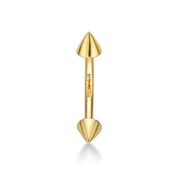 Banana Pin Spiked Eyebrow Piercing - 16G