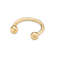 Horseshoe Eyebrow Piercing - 14G -3/8"