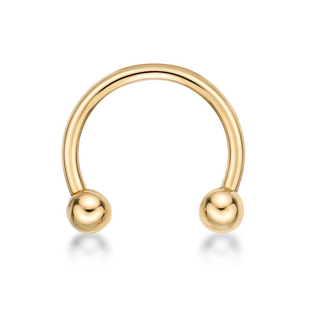 Horseshoe Eyebrow Piercing - 14G -3/8"