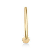 14K Open Hoop Nose Ring - 20G
