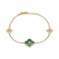 Flora Classic Triple Flower Station Bracelet