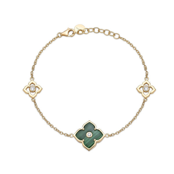 Flora Classic Triple Flower Station Bracelet