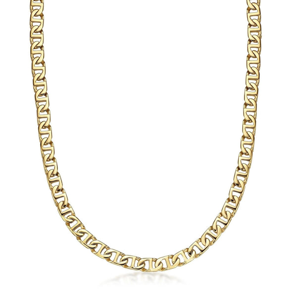Men's 10MM Mariner Chain Necklace in Stainless Steel