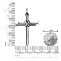 Nail Cross Pendant in Stainless Steel