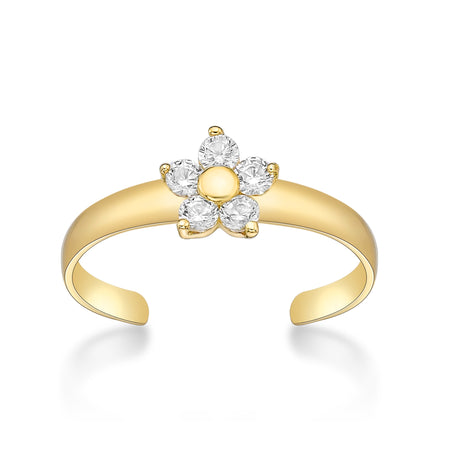 Flower Toe Ring