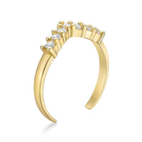 Chevron Toe Ring