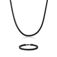 Thick Gift Set in Black Ion Plated Stainless Steel