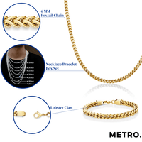 Thick Gift Set in Gold Ion Plated Stainless Steel