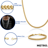 Thick Gift Set in Gold Ion Plated Stainless Steel