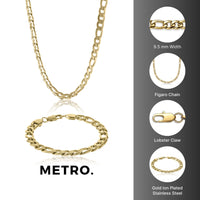 Bold Gift Set in Gold Ion Plated Stainless Steel