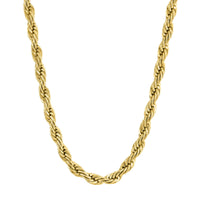 Thin Chain in Gold Ion Plated Stainless Steel