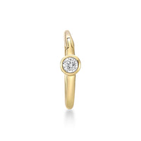 14K Gold Cubic Zirconia Multi-Purpose Clicker - 20G