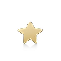 14K Gold Star Nose Stud - 20G