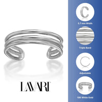 Triple Band Toe Ring