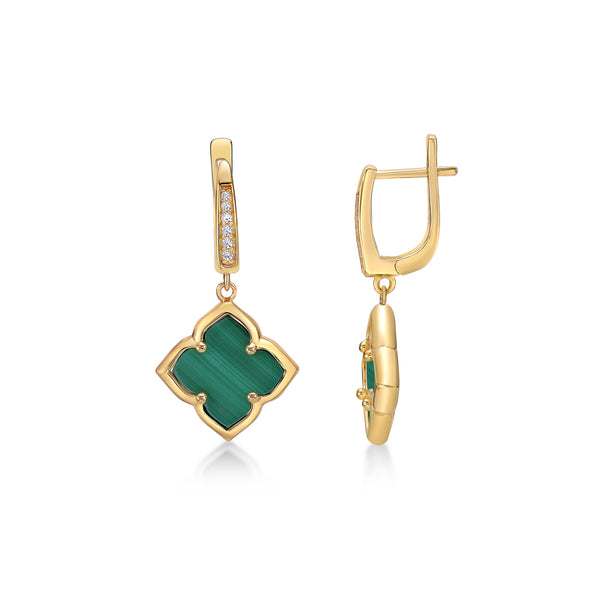 Flora Classic Flower Drop Earrings