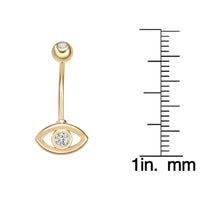 Evil Eye Belly Ring - 16G