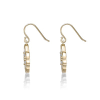 Flora Halo Flower Hook Earrings