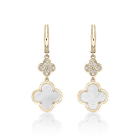 Flora Classic Twin Flower Earrings