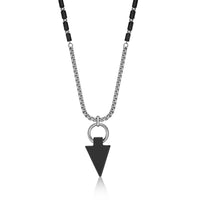 Triangle Drop Necklace in Stainless Steel