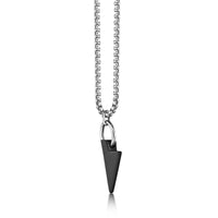 Triangle Drop Necklace in Stainless Steel