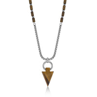 Triangle Drop Necklace in Stainless Steel