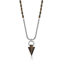Triangle Drop Necklace in Stainless Steel