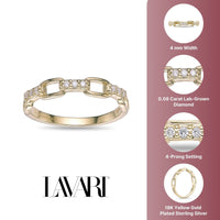 Lab Grown Diamond Chain Ring