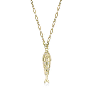 Fish Pendant Necklace
