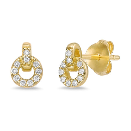 Lab Grown Diamond Small Chain Studs