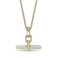Lab Grown Diamond Toggle Necklace