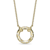 Lab Grown Diamond Circle Necklace