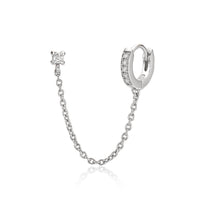 Chain Stud and Huggie Earring