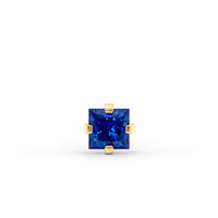 14K Cubic Zirconia Nose Stud - 20G
