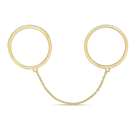 Lab Grown Diamond Stackable Chain Rings