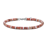 Beaded Bracelet in Stainless Steel