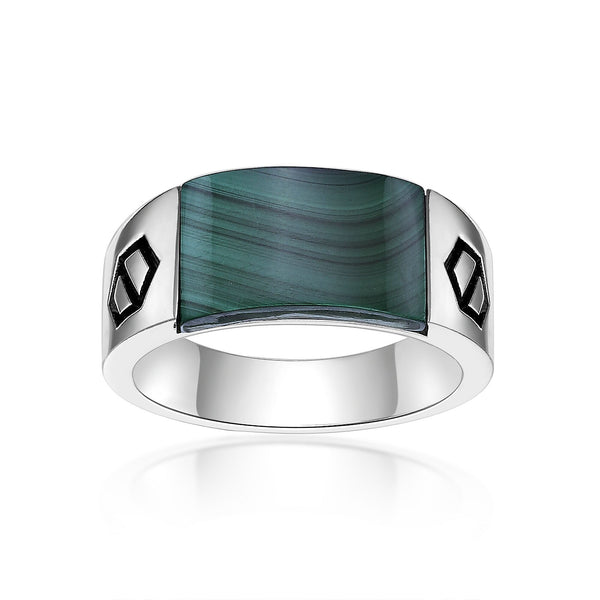 Rhombus Ring in Sterling Silver
