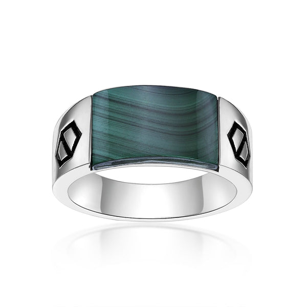 Rhombus Ring in Sterling Silver