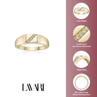 Slash Signet Ring
