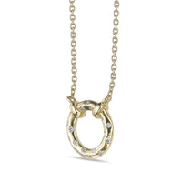 Lab Grown Diamond Circle Necklace