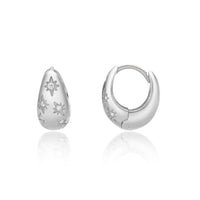 Star Hoop Earrings