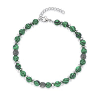 Beaded Bracelet in Stainless Steel