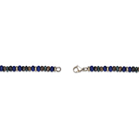 African Turquoise Beaded Bracelet in Gold Ion Plated Stainless Steel