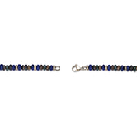 African Turquoise Beaded Bracelet in Gold Ion Plated Stainless Steel