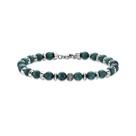 Beaded Bracelet in Stainless Steel