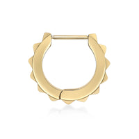 Men's Hoop Earring in Gold Ion Plated Stainless Steel
